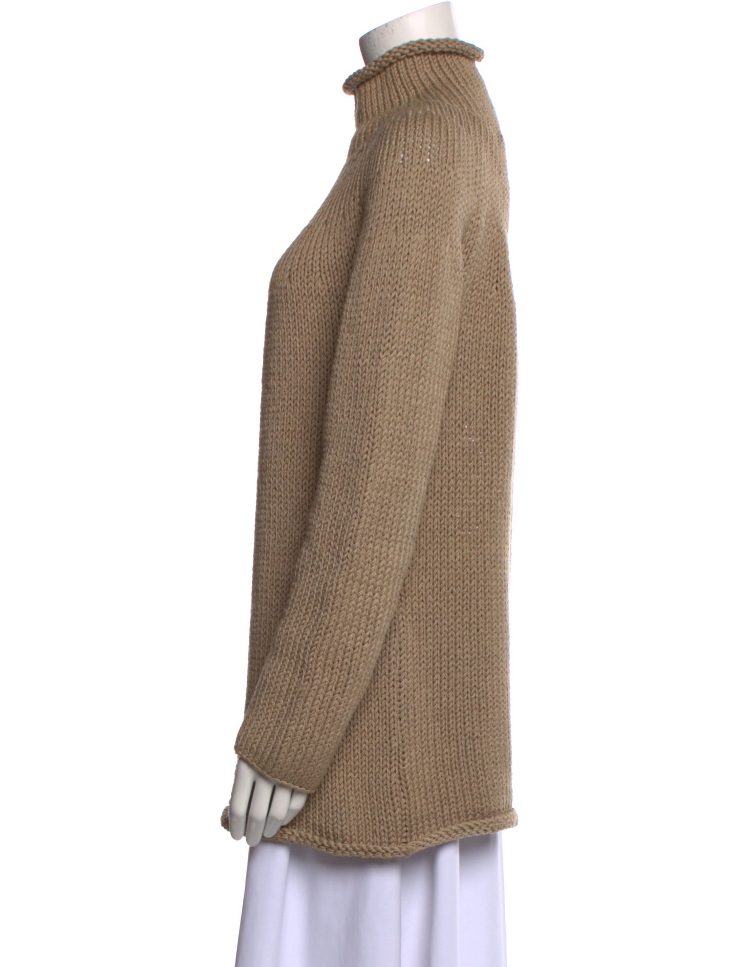 Donna Karan Mock Neck Sweater