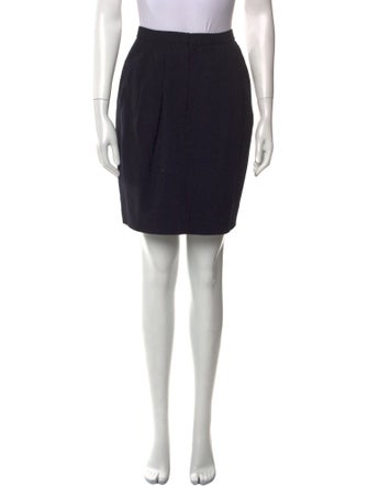 Donna Karan Wool Mini Skirt