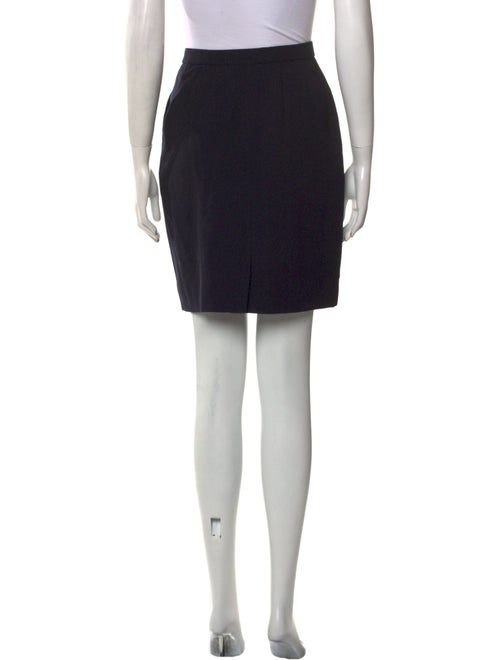 Donna Karan Wool Mini Skirt