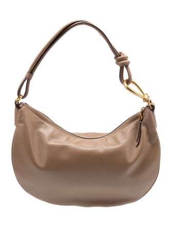 Donna Karan Leather Hobo