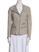 Donna Karan 2010's Linen Biker Jacket