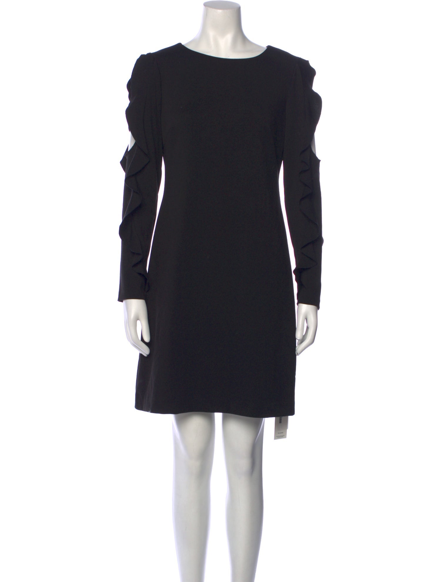 Donna Karan Bateau Neckline Mini Dress