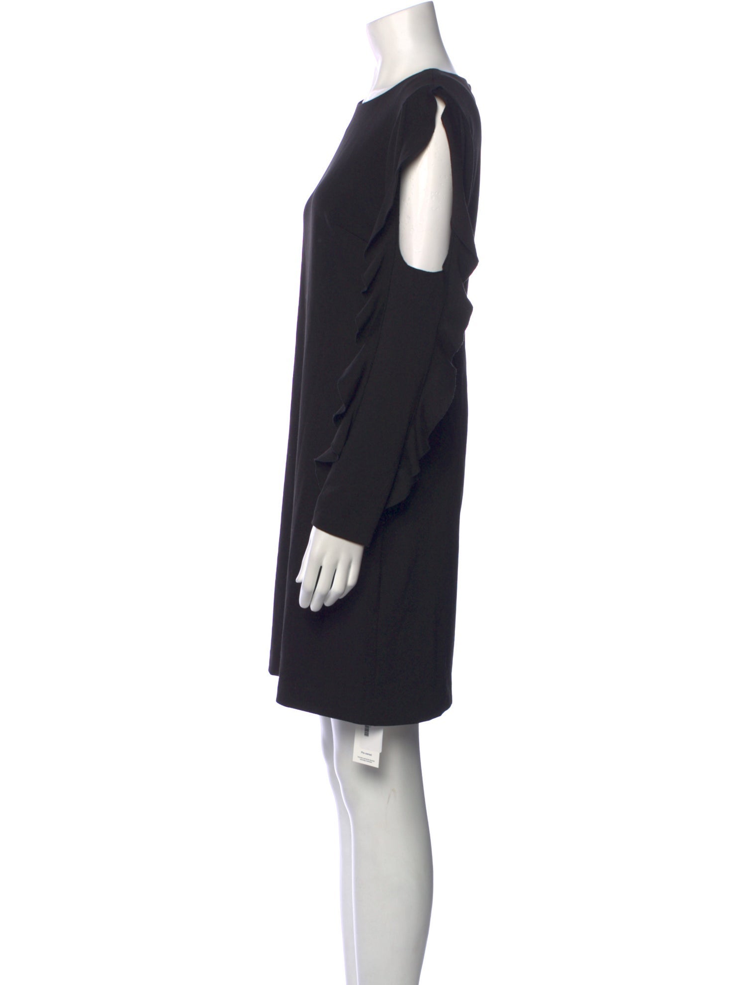 Donna Karan Bateau Neckline Mini Dress