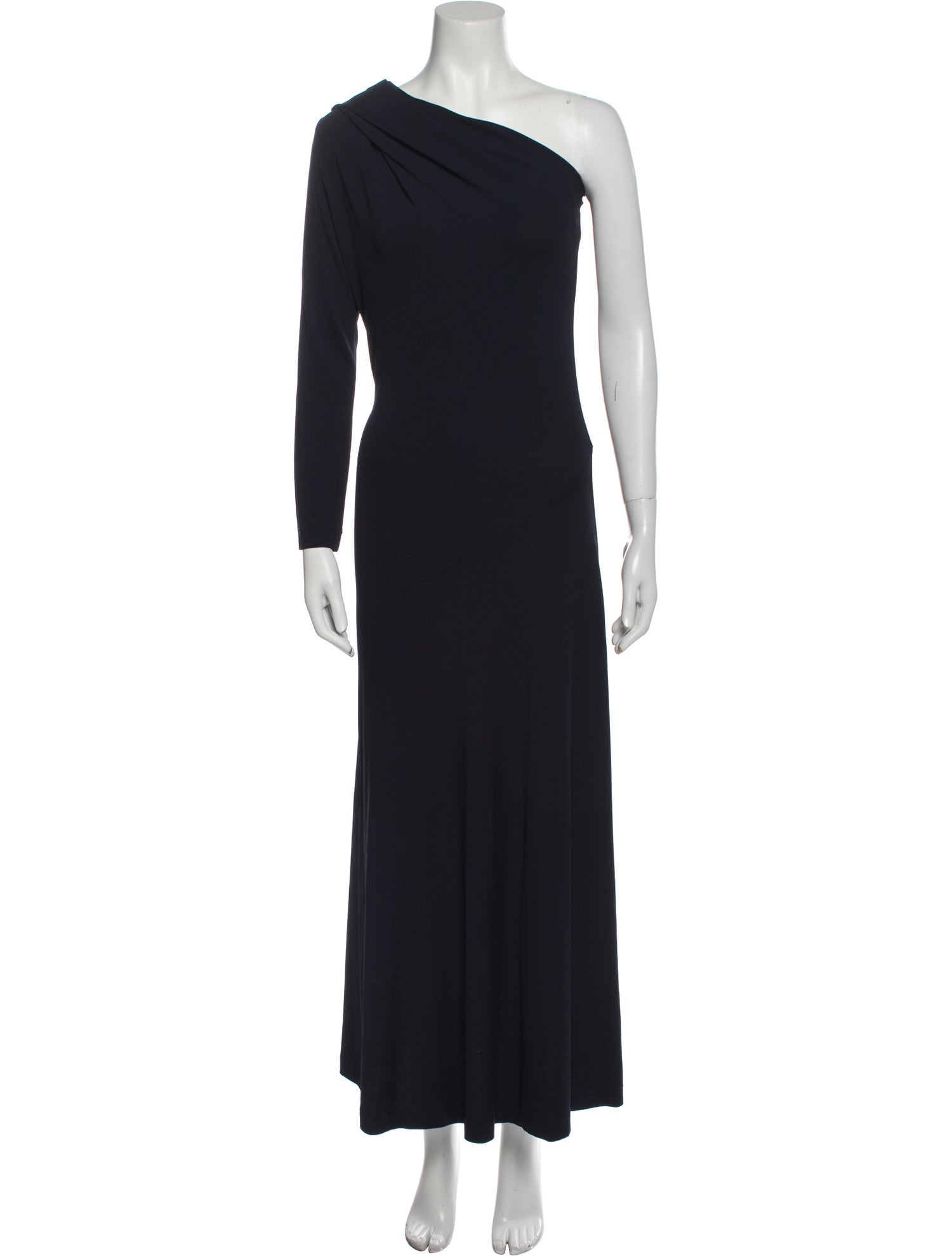 Donna Karan One-Shoulder Long Dress