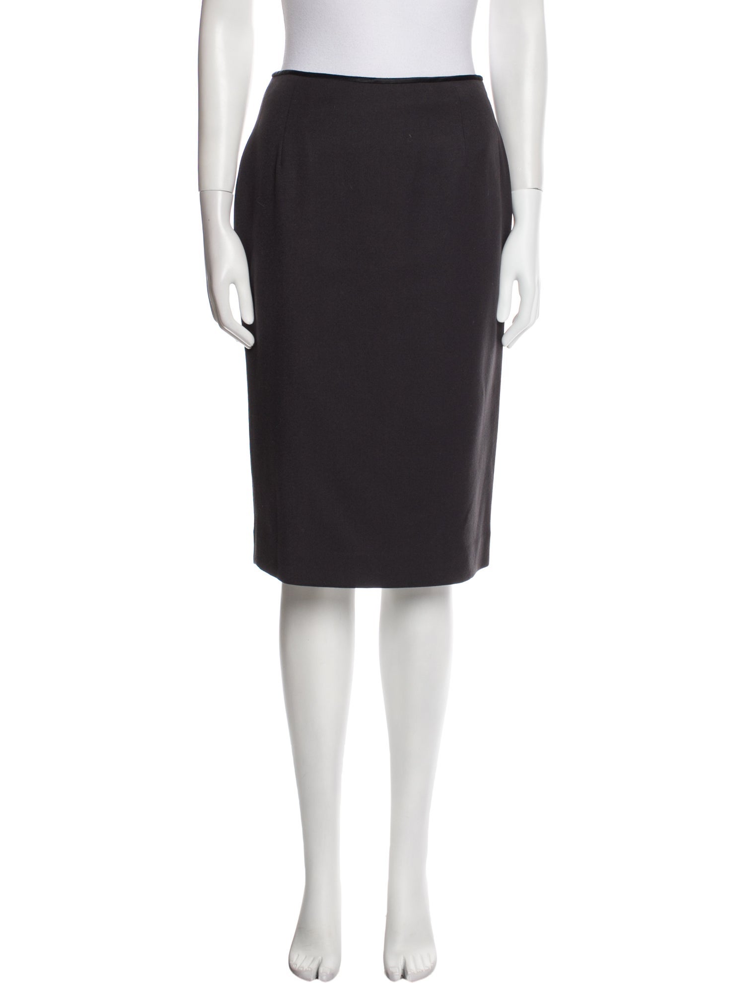 Donna Karan Wool Knee-Length Skirt