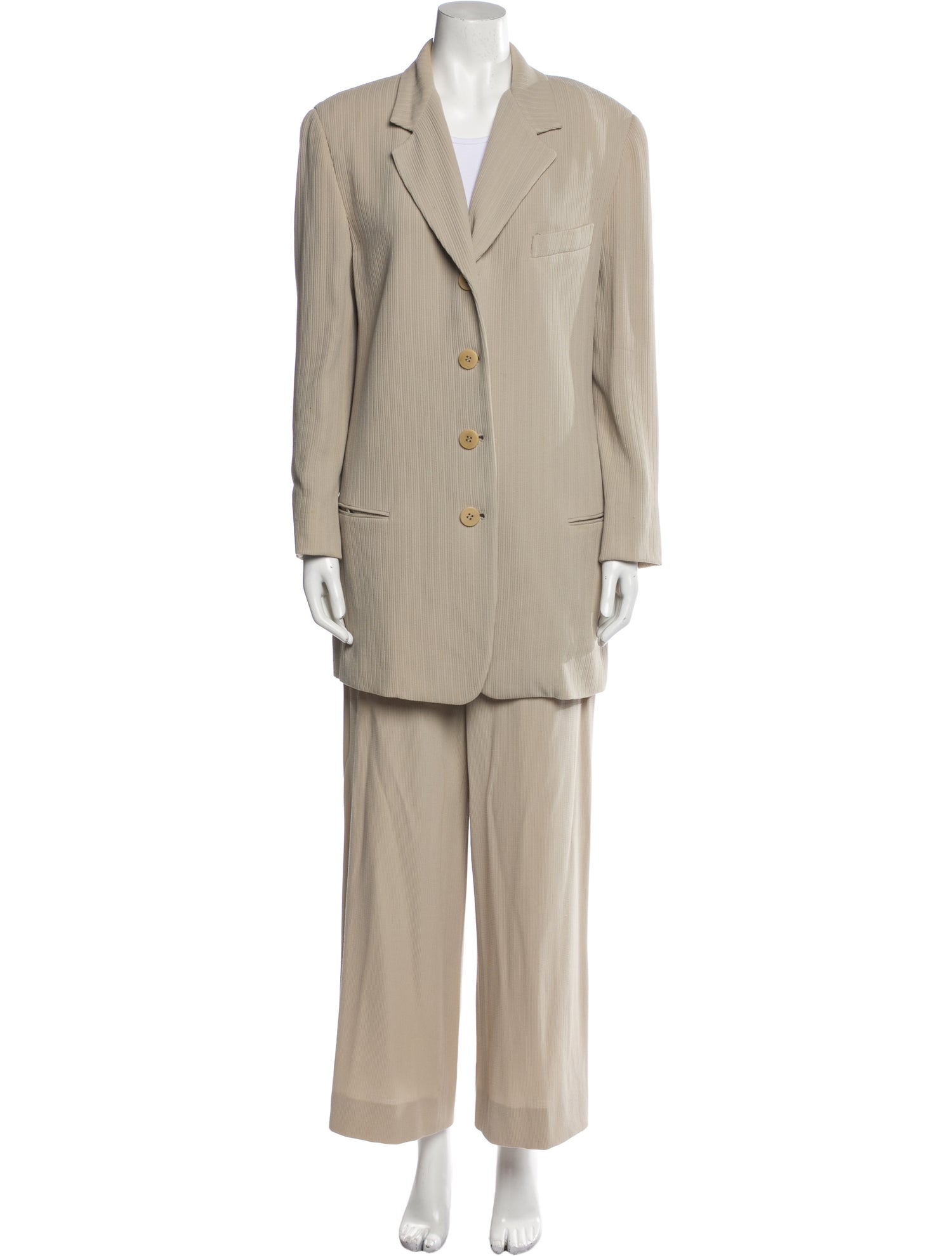 Donna Karan Wool Pantsuit