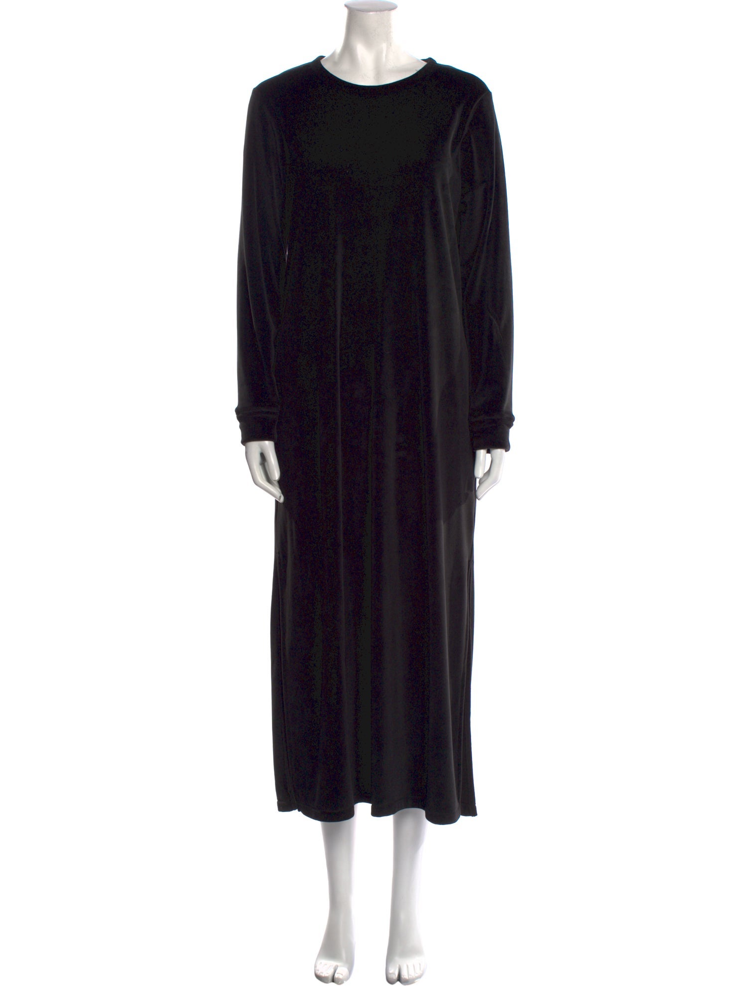 Donna Karan Crew Neck Long Dress