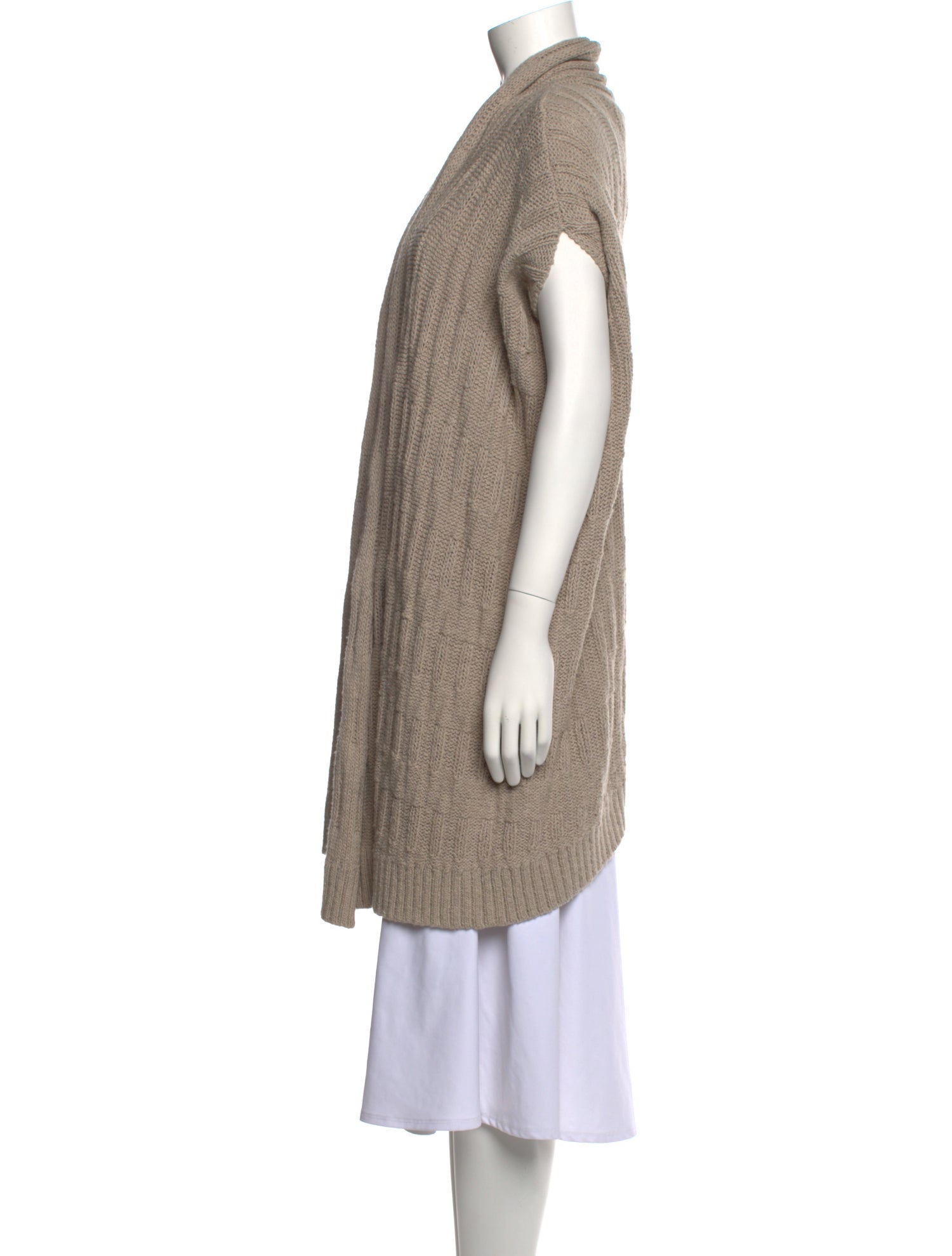Donna Karan Alpaca V-Neck Sweater