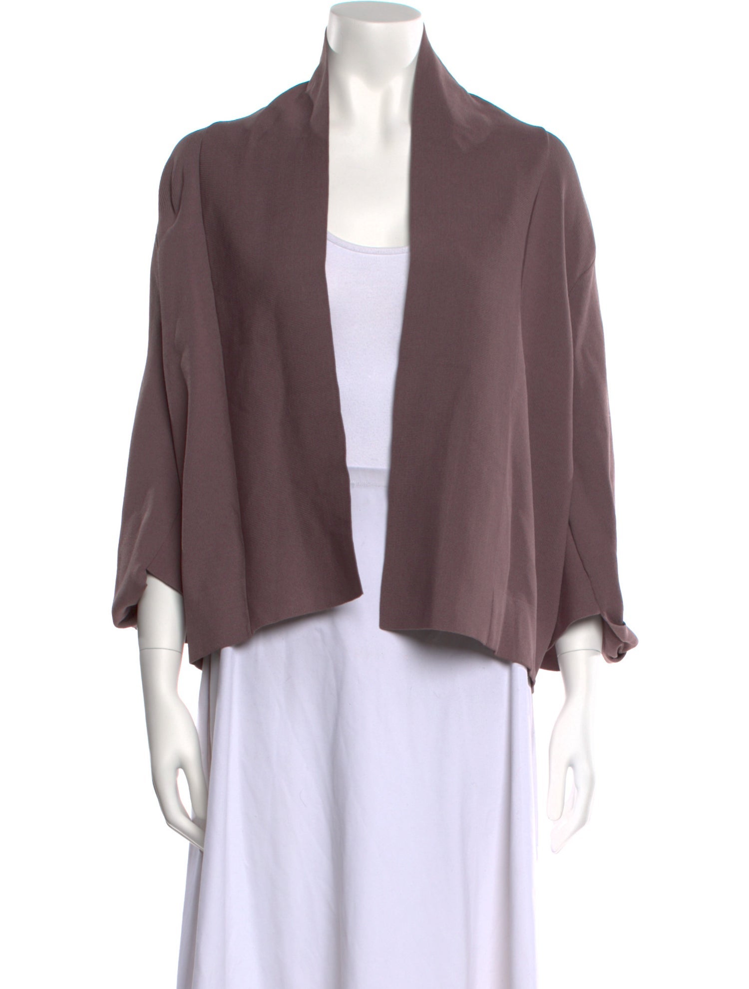 Donna Karan Open Front Sweater