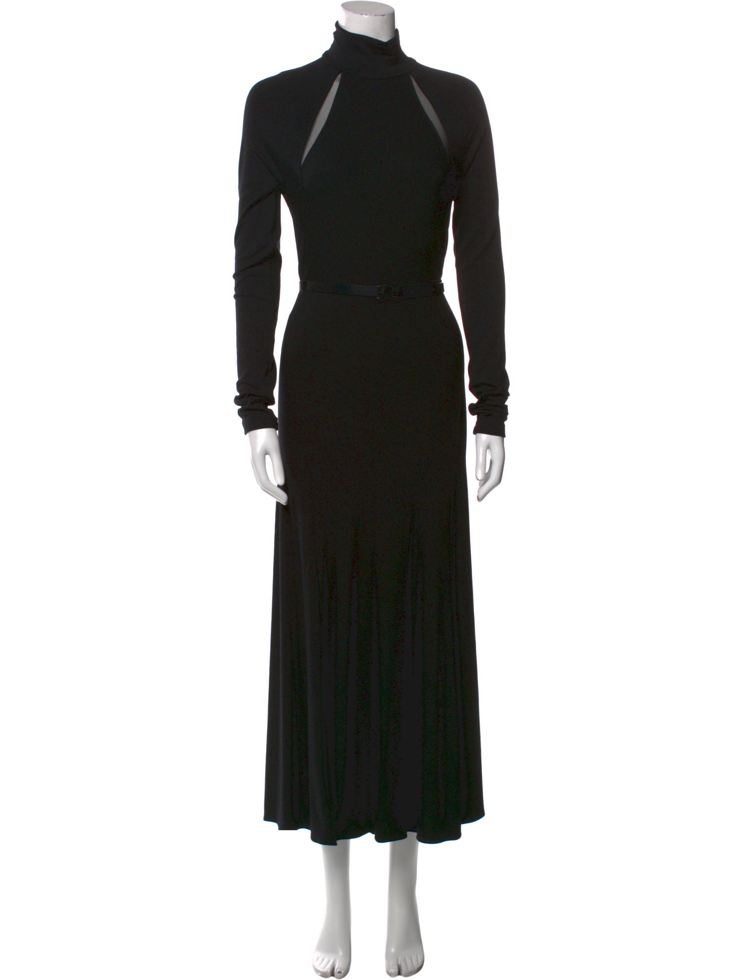 Donna Karan Turtleneck Long Dress