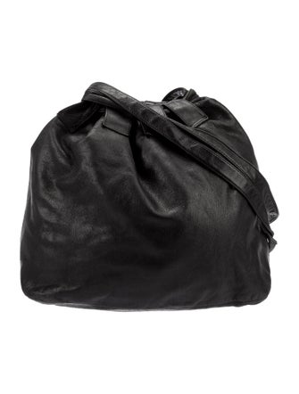 Donna Karan Leather Bucket Bag