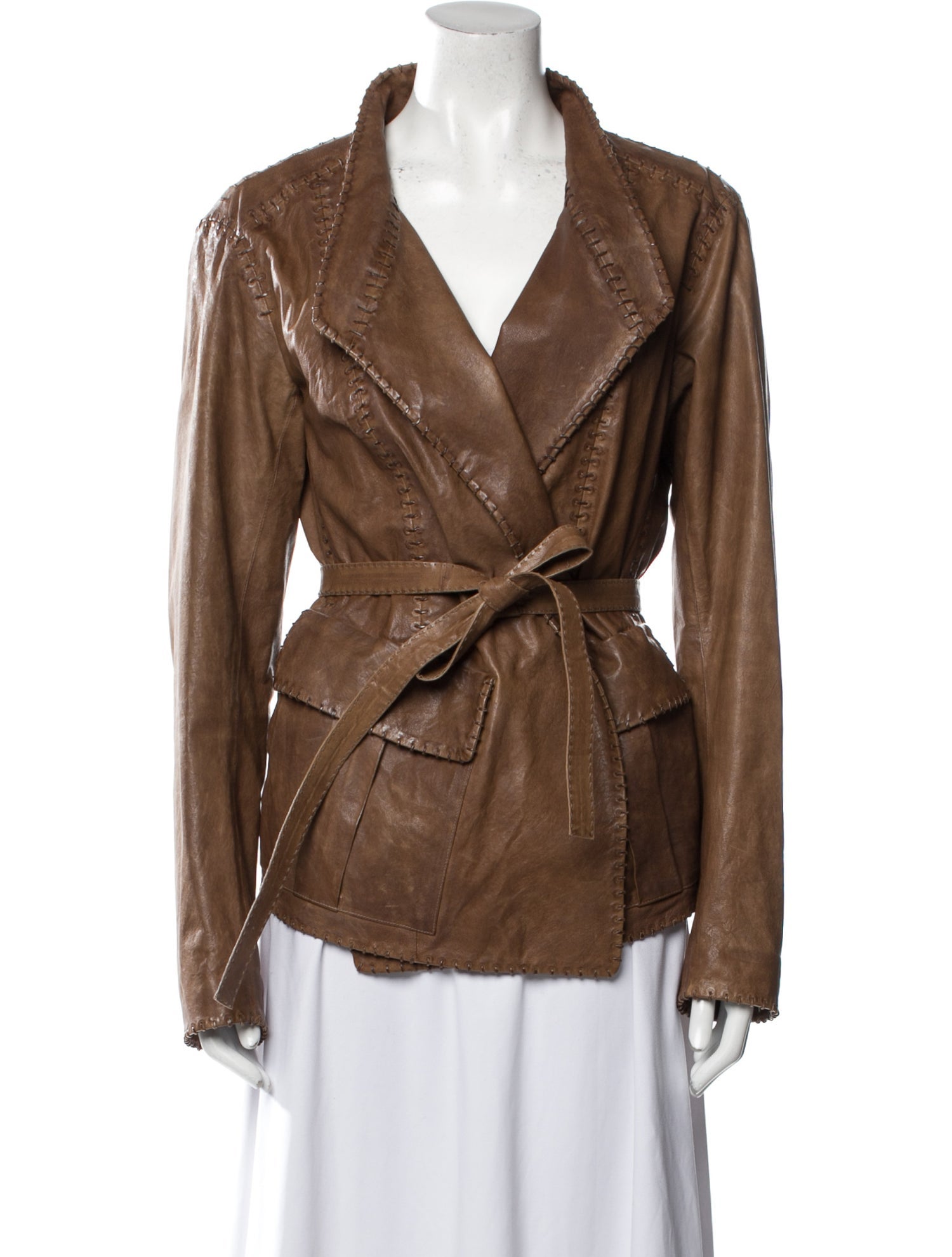 Donna Karan Vintage Lamb Leather Jacket