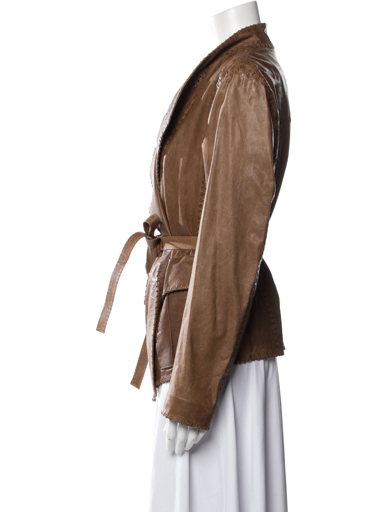 Donna Karan Vintage Lamb Leather Jacket