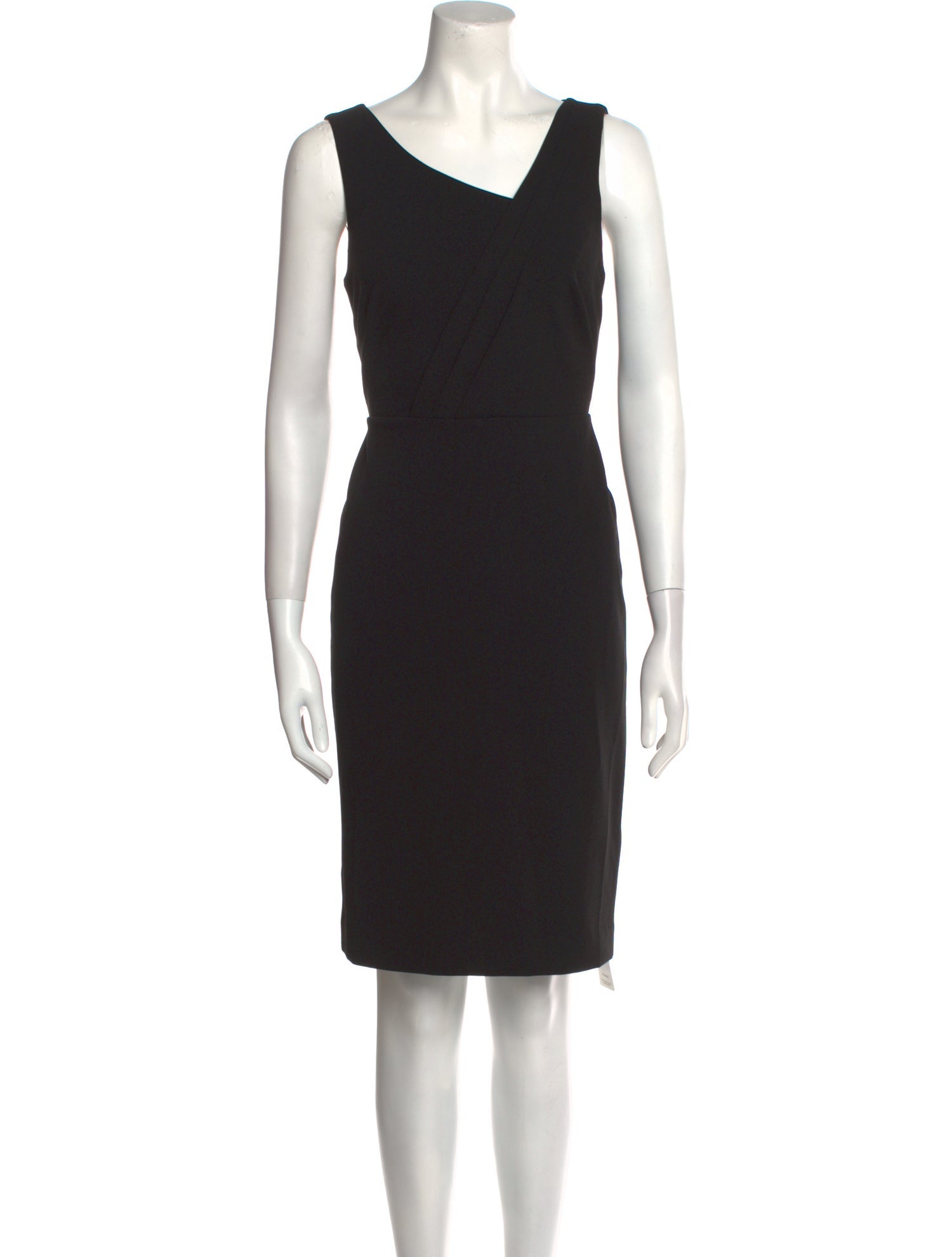 Donna Karan V-Neck Knee-Length Dress