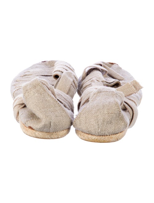 Donna Karan Canvas Tweed Pattern Espadrilles