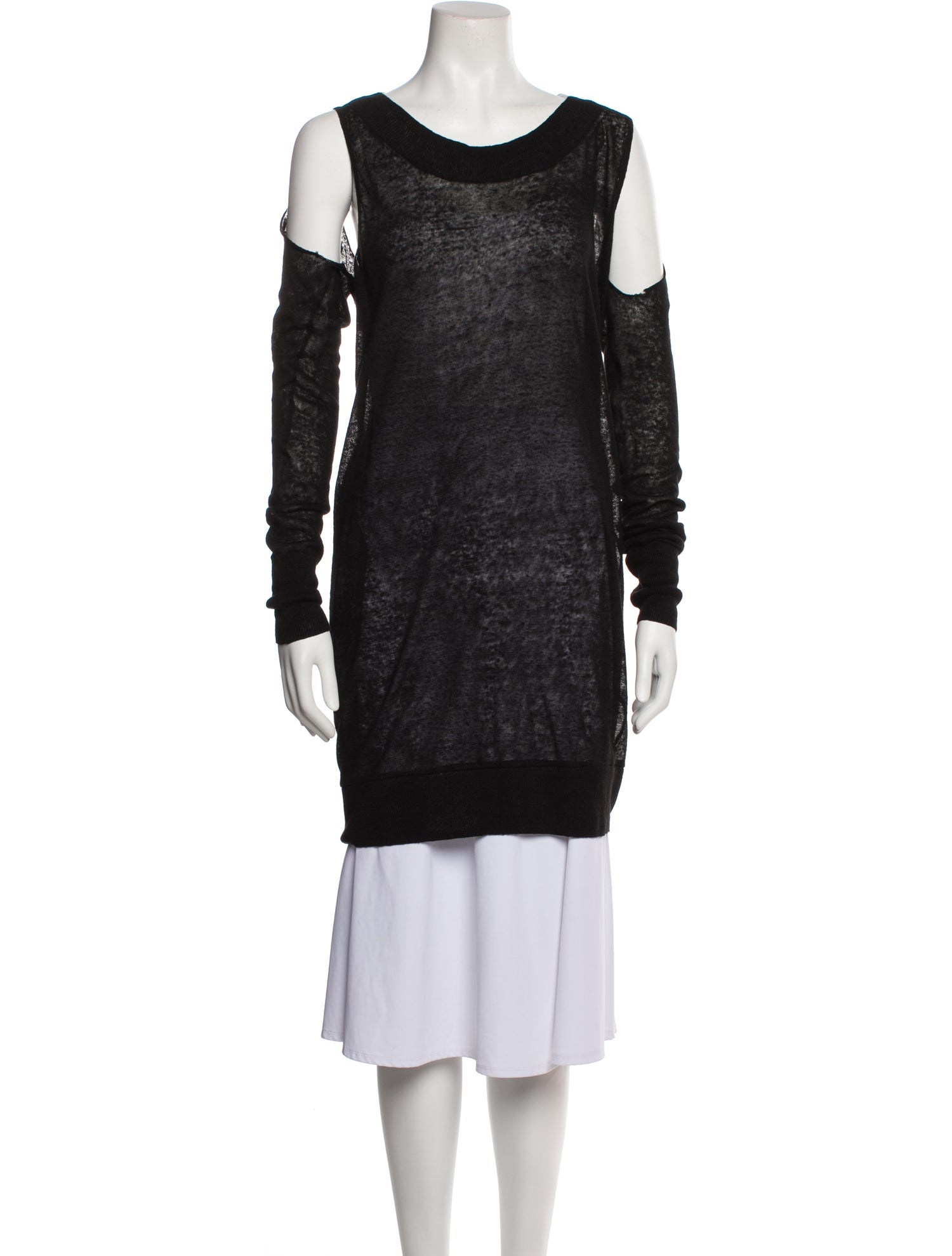 Donna Karan Cashmere Scoop Neck Sweater