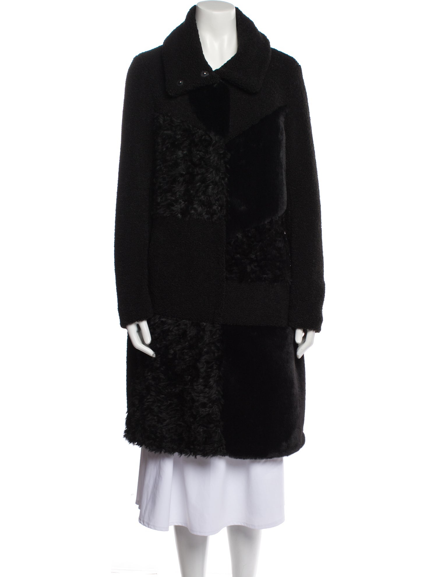 Donna Karan Faux Fur Coat