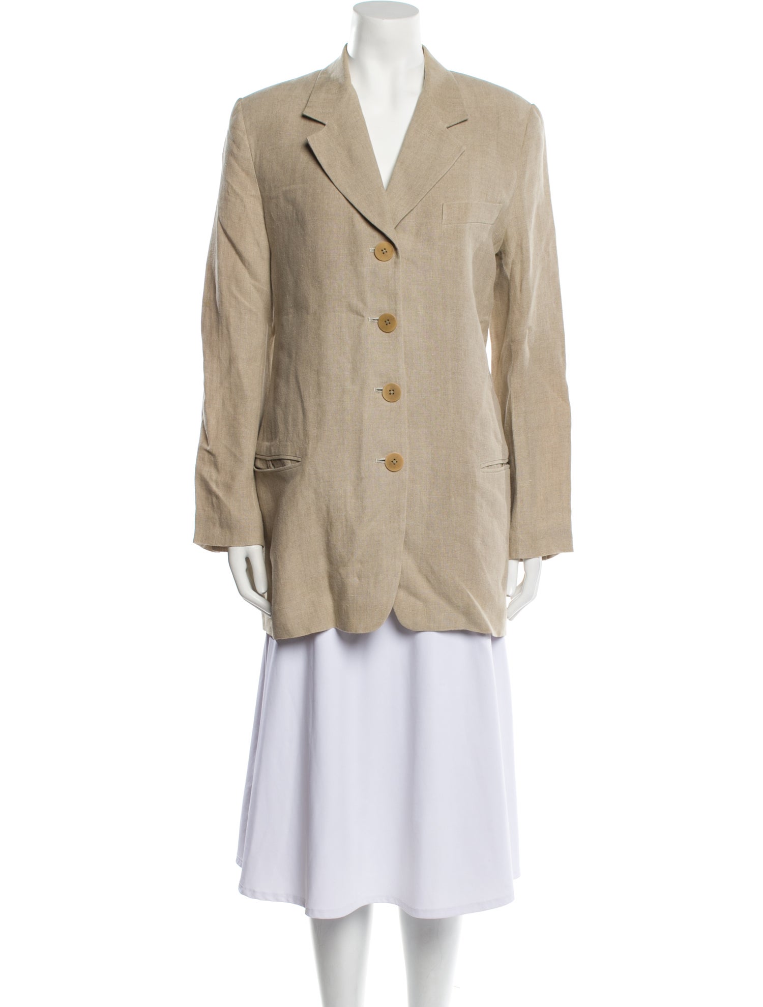 Donna Karan Linen Blazer