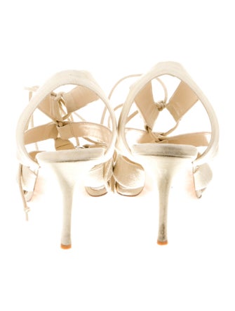 Donna Karan Suede Gladiator Sandals