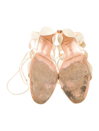 Donna Karan Suede Gladiator Sandals