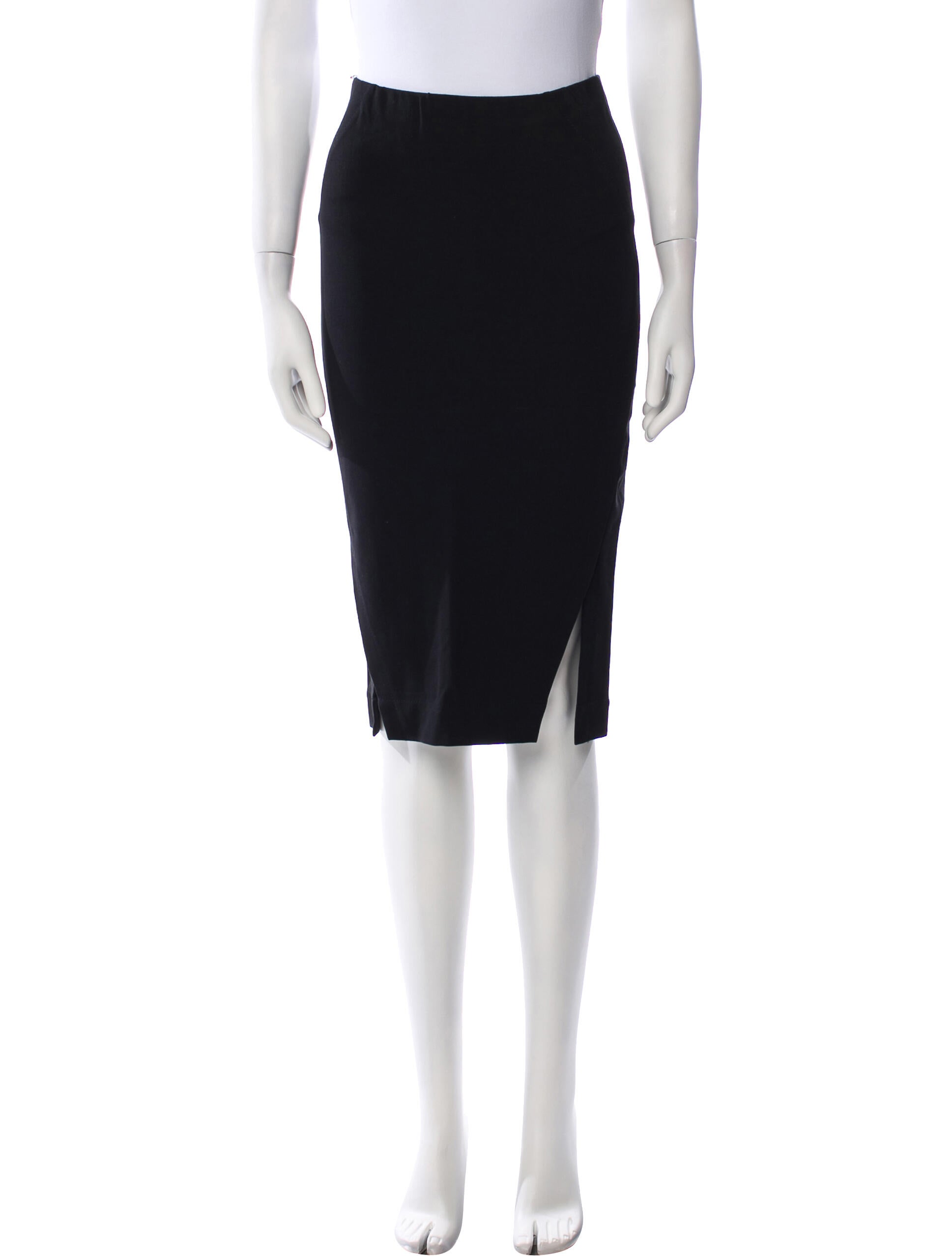 Donna Karan Wool Knee-Length Skirt