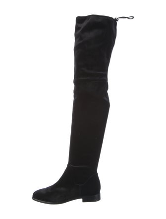 Donna Karan Suede Sock Boots