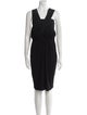 Donna Karan Square Neckline Long Dress