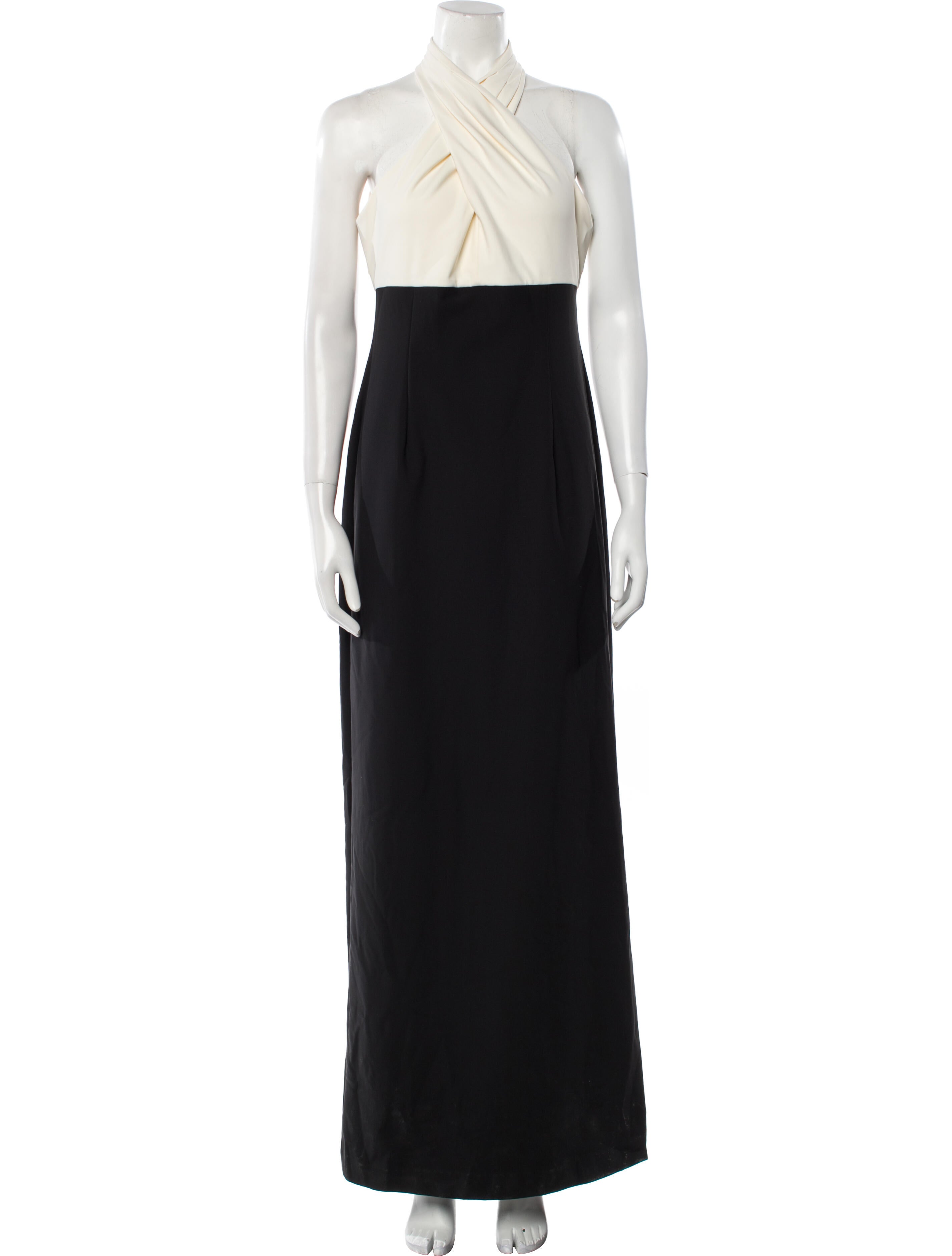 Donna Karan Halterneck Long Dress