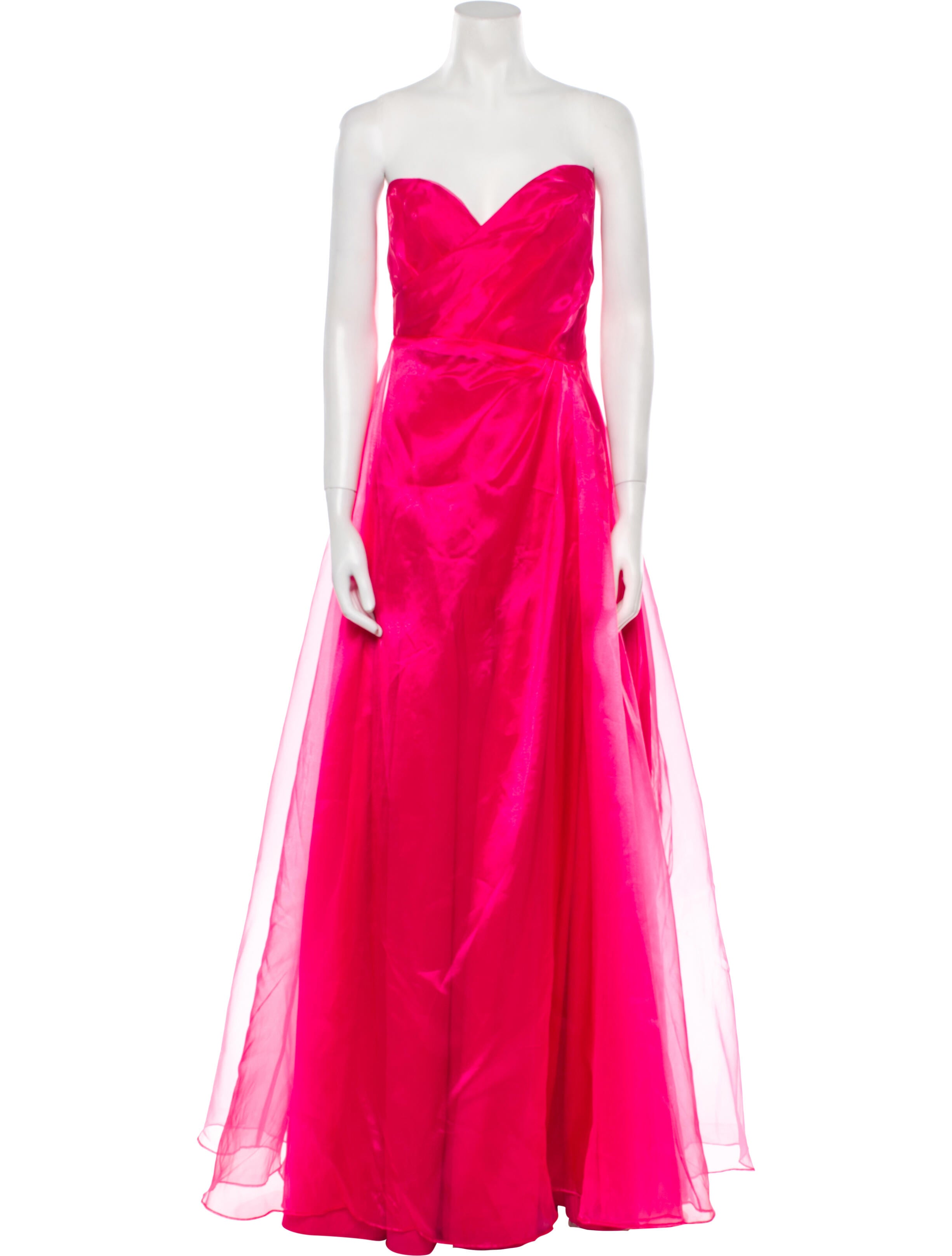 Donna Karan Strapless Long Dress