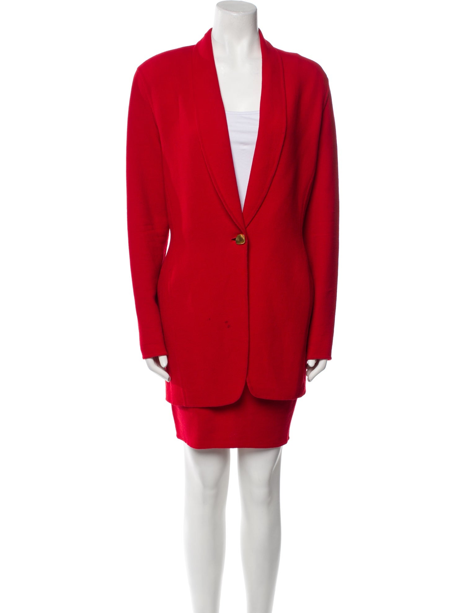 Donna Karan Wool Skirt Suit