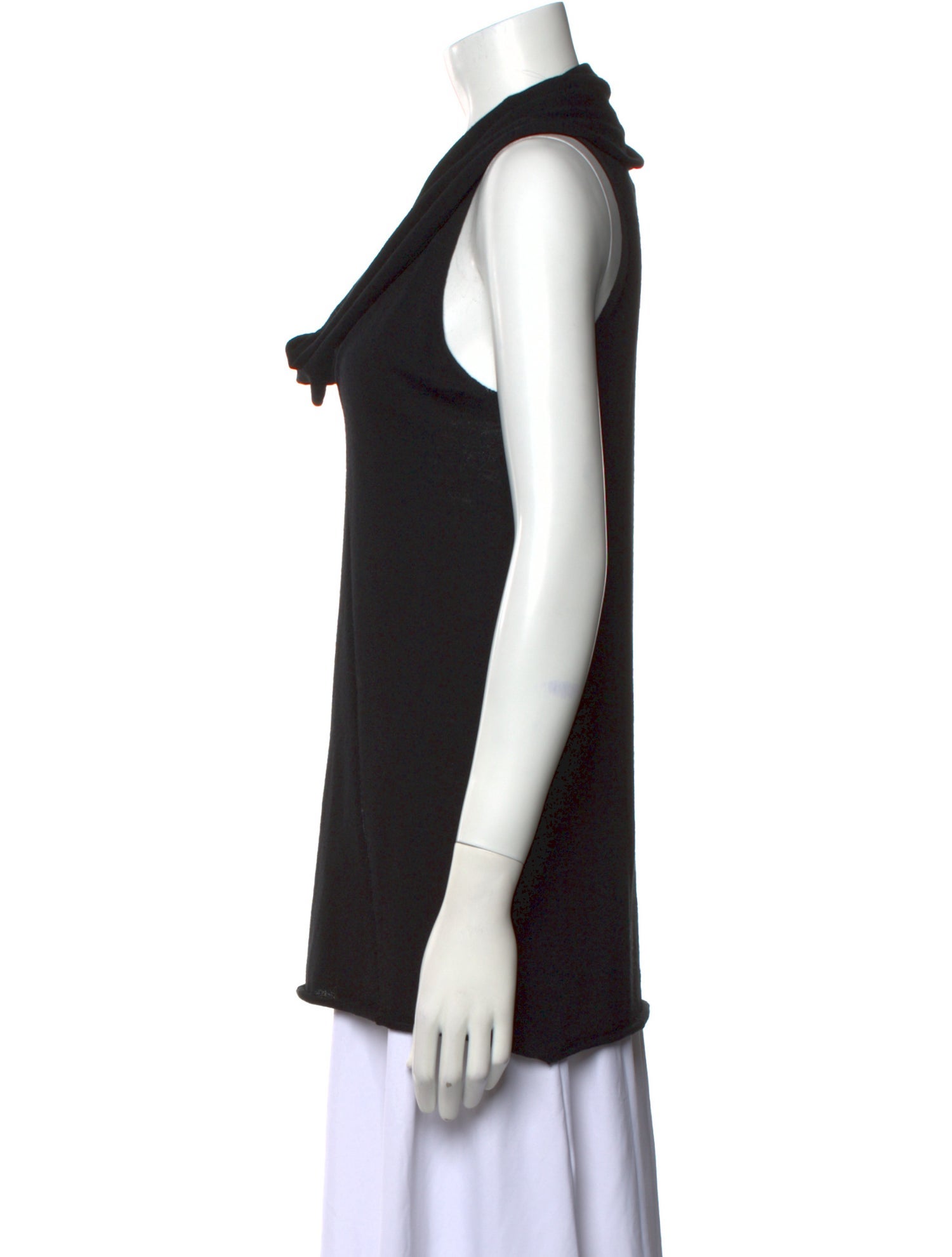 Donna Karan Cowl Neck Sleeveless Top