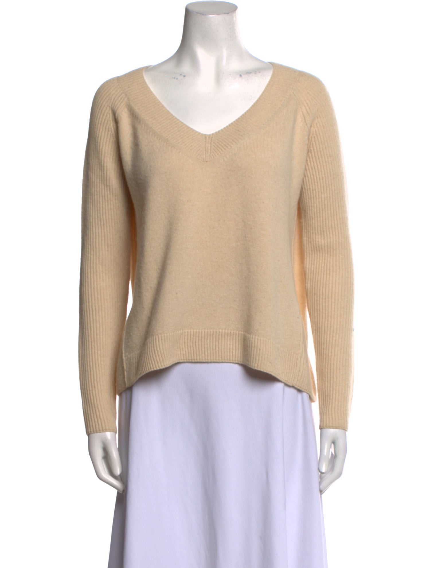 Donna Karan Cashmere V-Neck Sweater