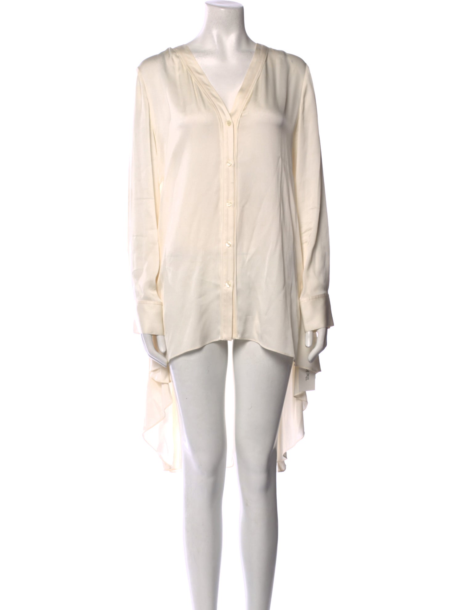 Donna Karan Silk V-Neck Tunic