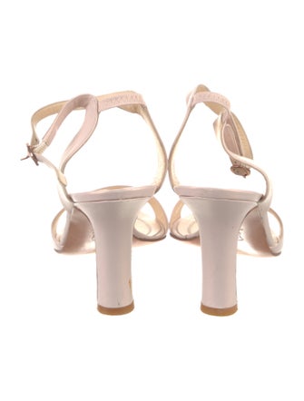 Donna Karan Canvas Animal Print Sandals