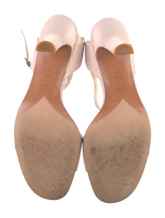 Donna Karan Canvas Animal Print Sandals