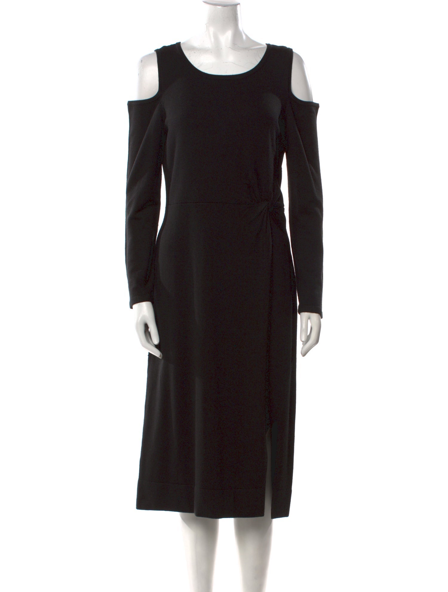 Donna Karan Scoop Neck Knee-Length Dress