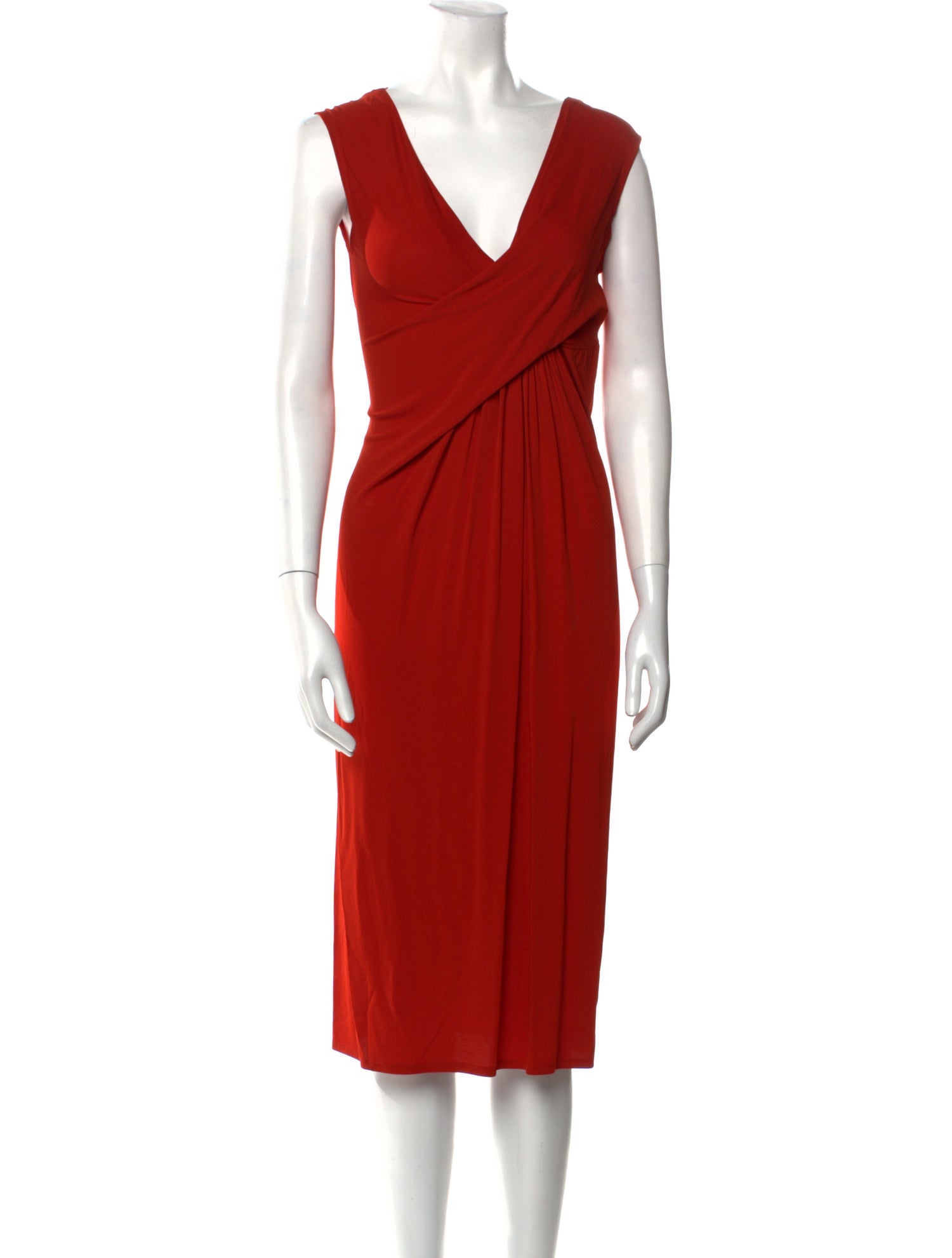Donna Karan Cowl Neck Midi Length Dress w/ Tags