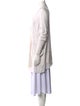 Donna Karan Linen Open Front Sweater