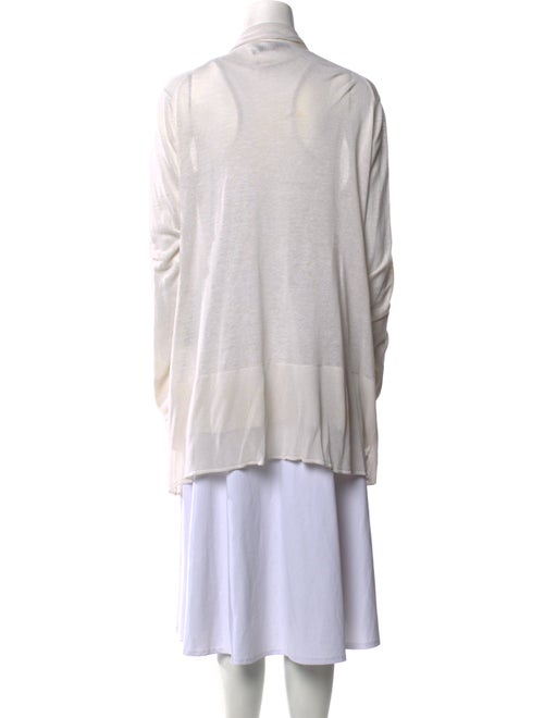 Donna Karan Linen Open Front Sweater