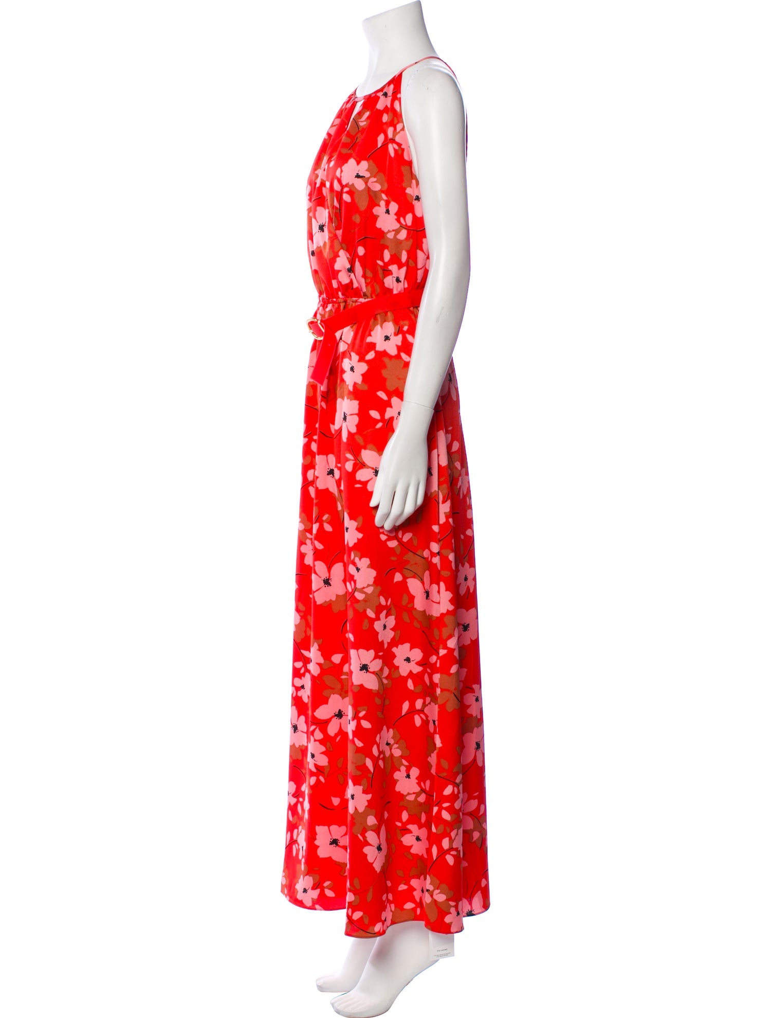 Donna Karan Floral Print Long Dress