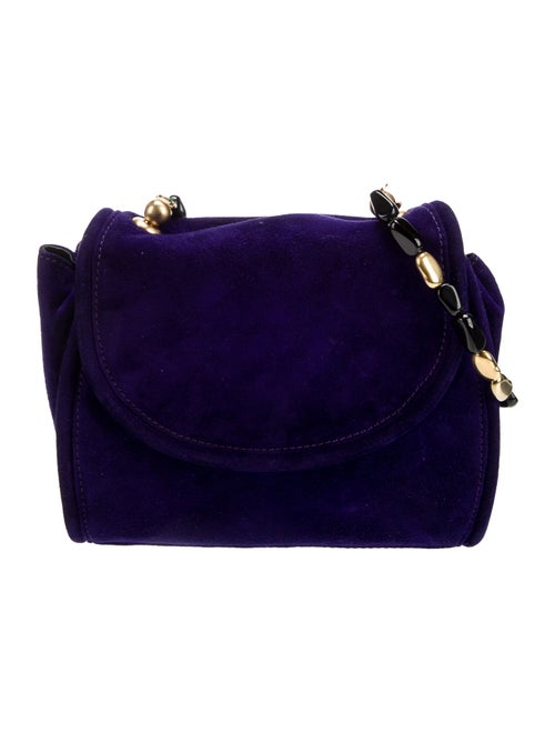 Donna Karan Suede Crossbody Bag