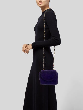 Donna Karan Suede Crossbody Bag