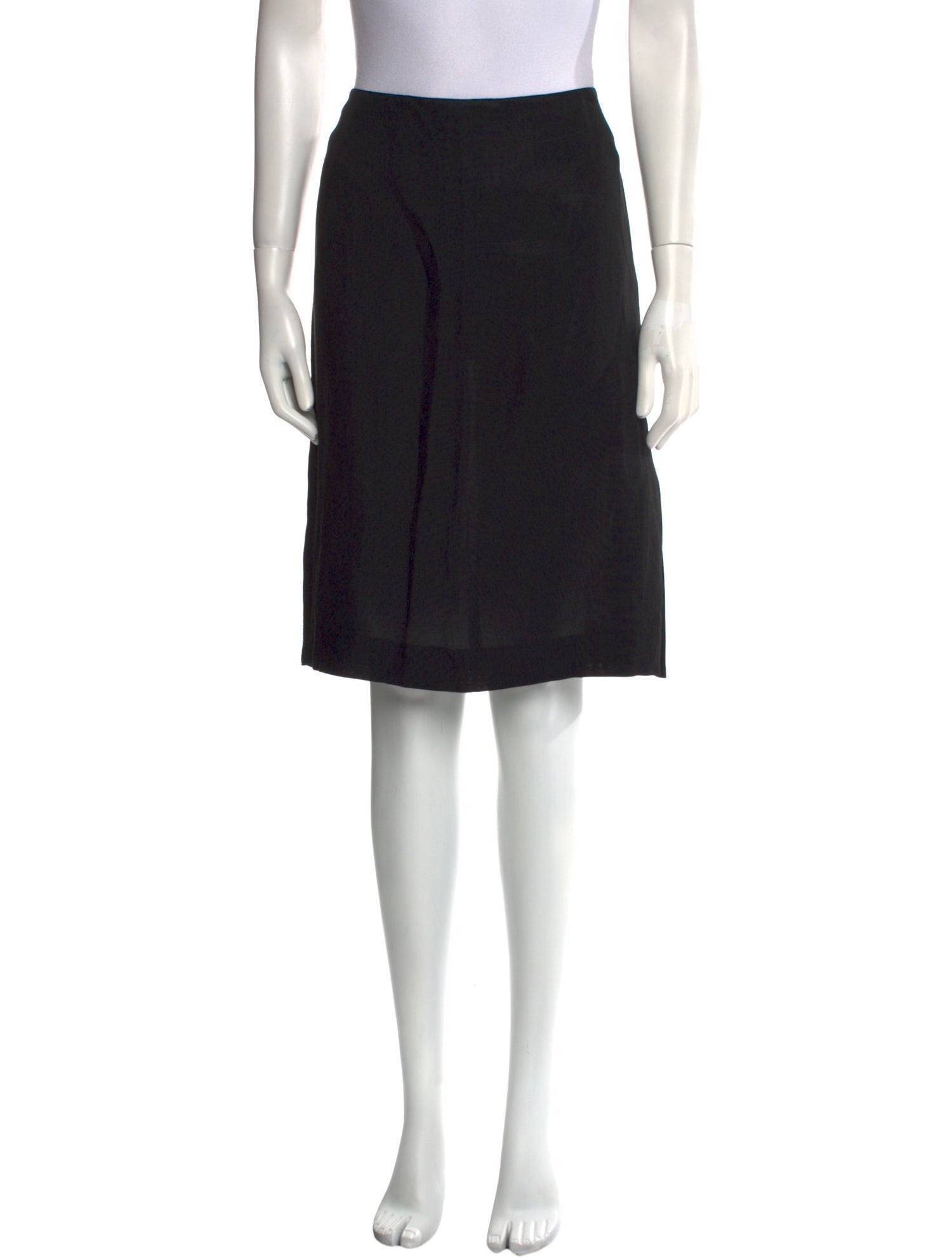 Donna Karan Linen Knee-Length Skirt
