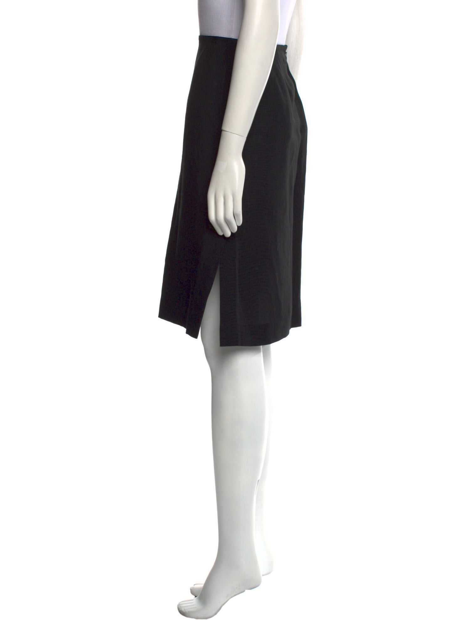 Donna Karan Linen Knee-Length Skirt