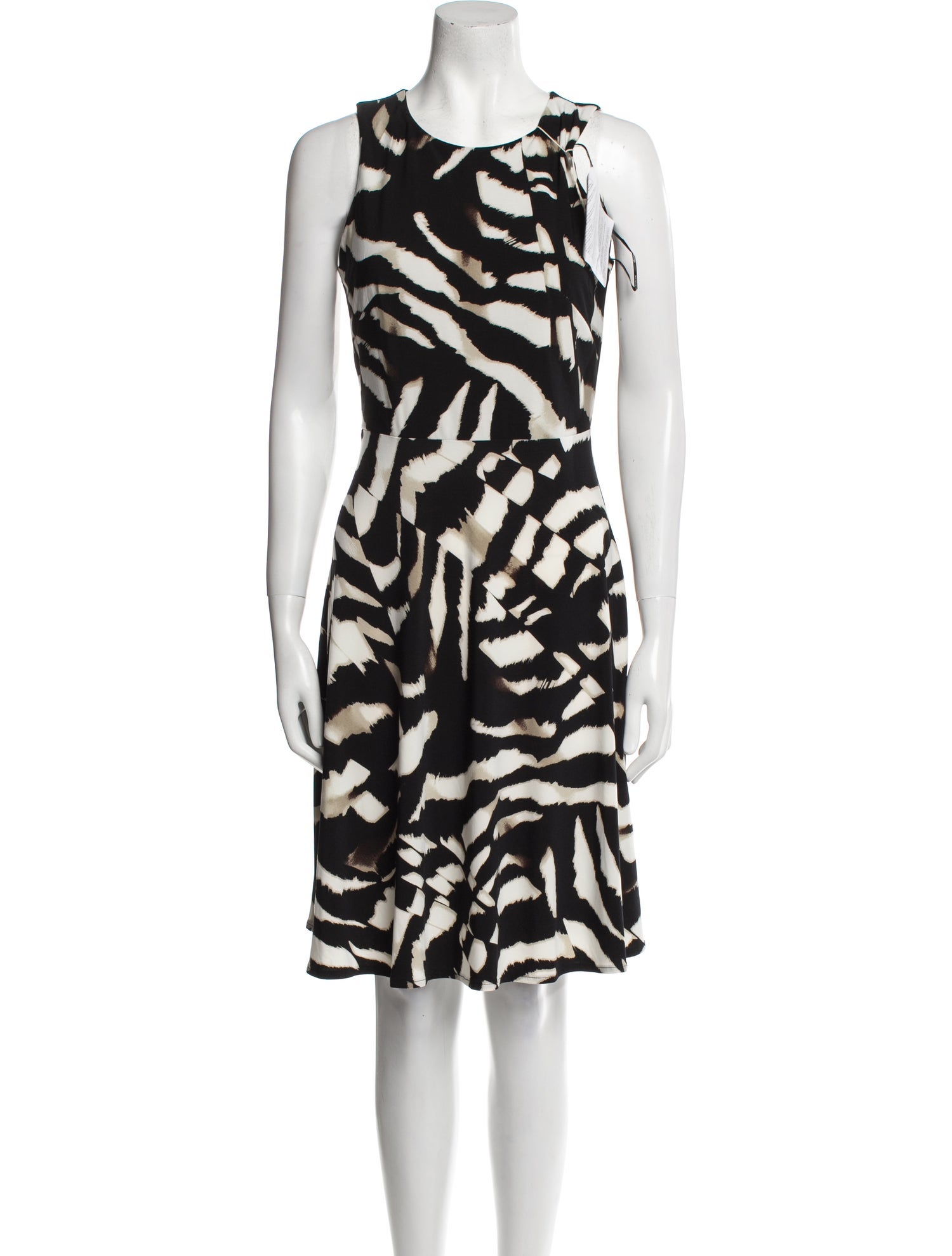 Donna Karan Animal Print Knee-Length Dress w/ Tags