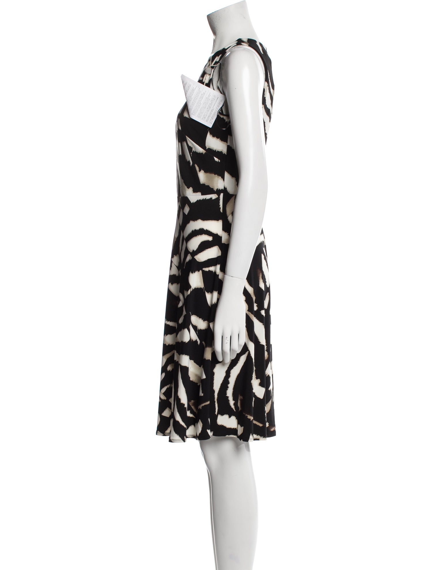 Donna Karan Animal Print Knee-Length Dress w/ Tags