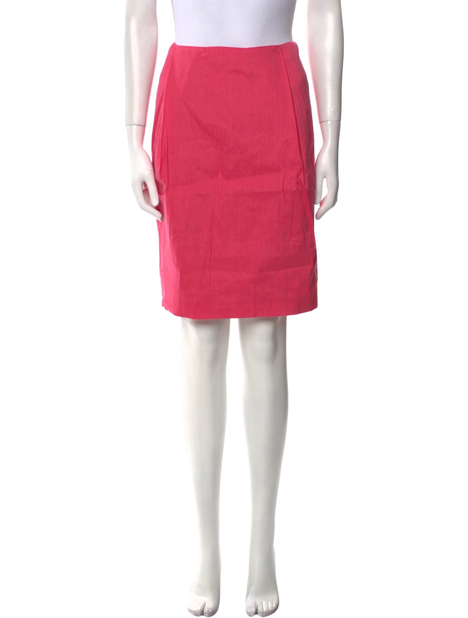 Donna Karan Linen Knee-Length Skirt