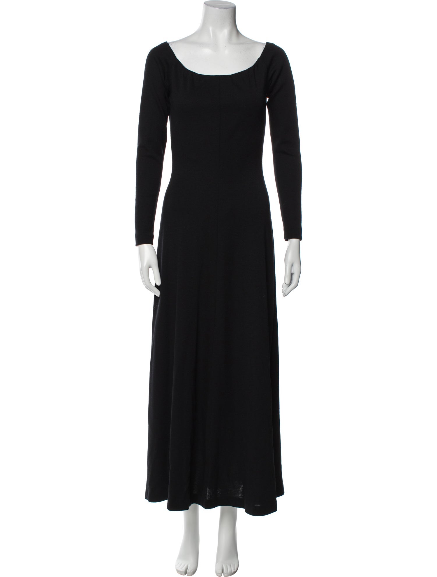 Donna Karan Wool Long Dress