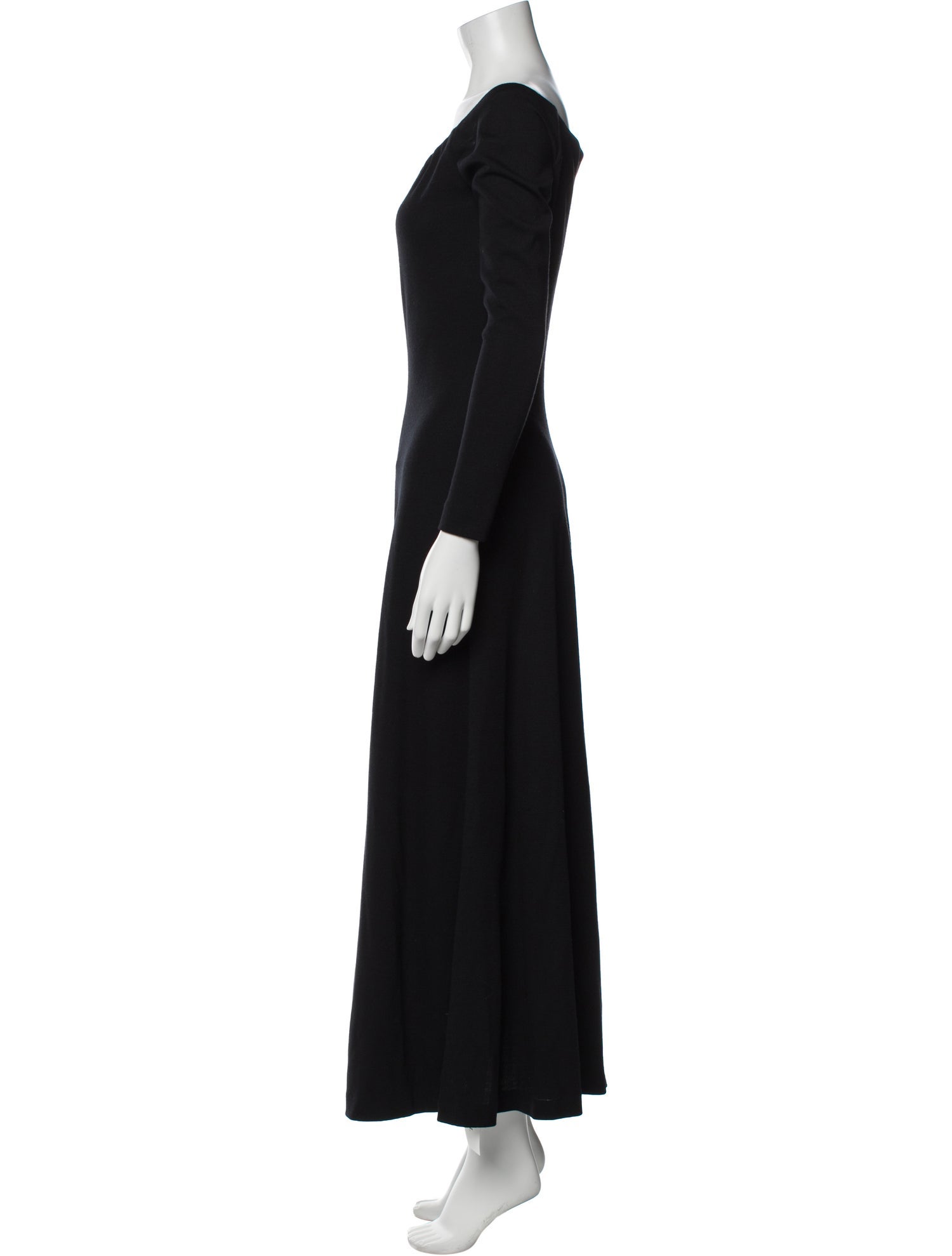 Donna Karan Wool Long Dress