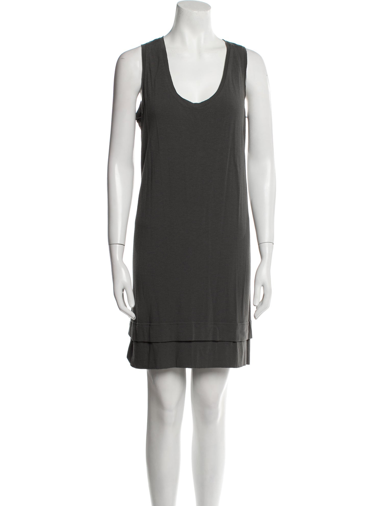 Donna Karan Scoop Neck Mini Dress